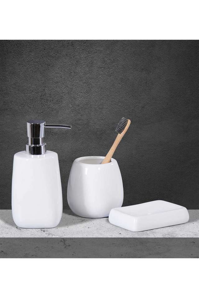 3Pcs-Bathroom-Set-Ceramic-Bath-Set-White