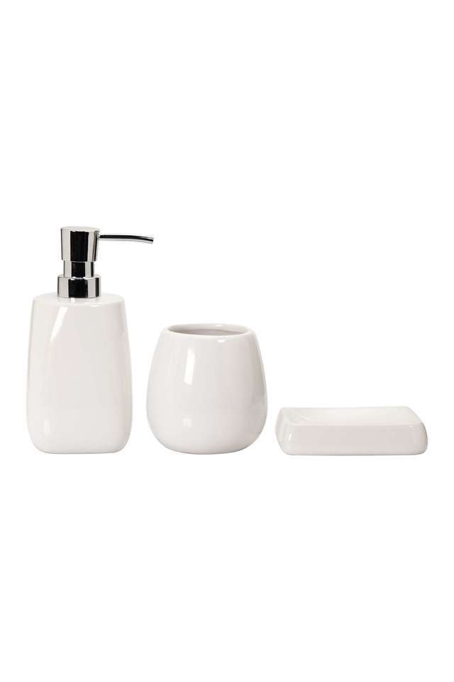 3Pcs-Bathroom-Set-Ceramic-Bath-Set-White