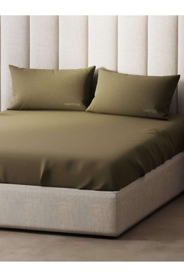 Super-Soft-100--Cotton-Xl-King-Size-Bedsheet-With-2-Pillow-Covers--3Pc-Set-(Echo-300)-Solid-Mocha