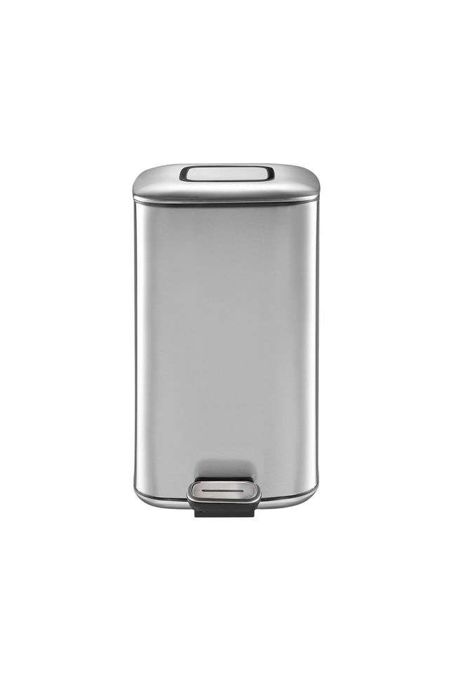 Stainless-Steel-Step-Dustbin-with-Deodorizer-Compartment-&-Liner -12-Litres -Metallic