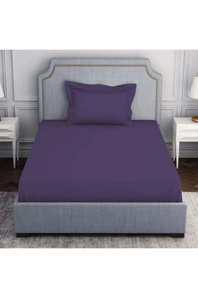 Solid-Skin-Safe-144-TC-Cotton-Single-Bedsheet-with-1-Pillow-Cover