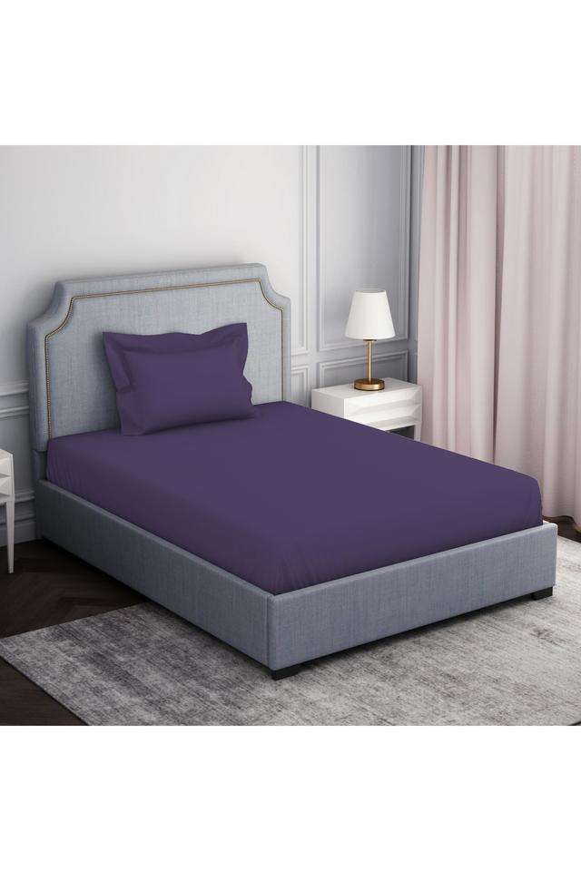 Solid-Skin-Safe-144-TC-Cotton-Single-Bedsheet-with-1-Pillow-Cover