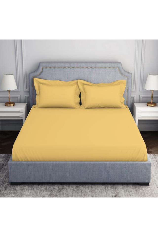 Solid-Skin-Safe-144-TC-Cotton-Fitted-Sheet