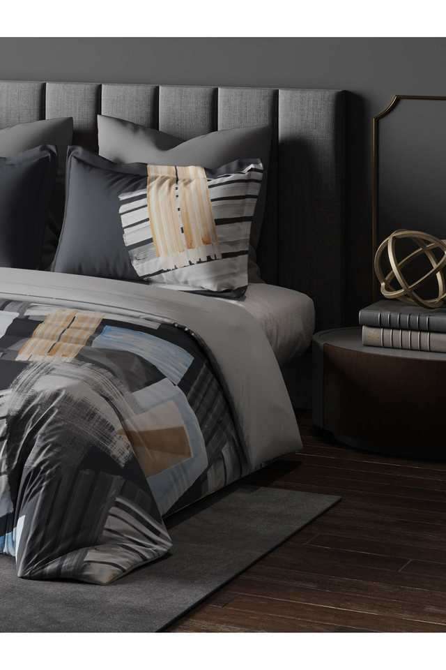 Geometric-210-TC-Cotton-Double-Bedsheet-with-2-Pillow-Covers