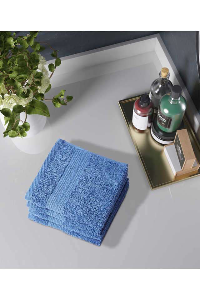 Eva-Space-Blue-Color-Face-Towel
