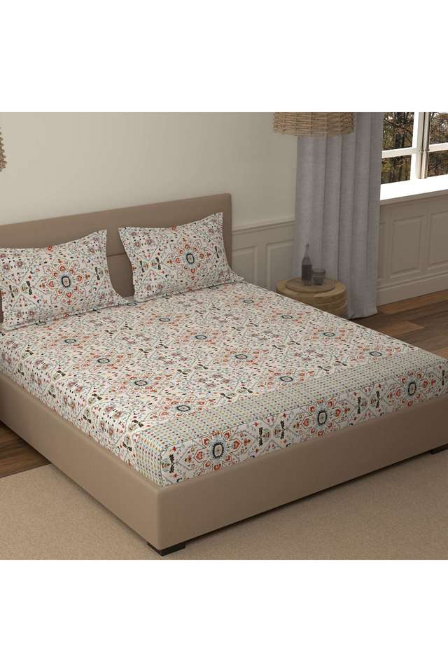 Folkore-Cotton-1-Double-Bedsheet-With-2-Pillow-Covers