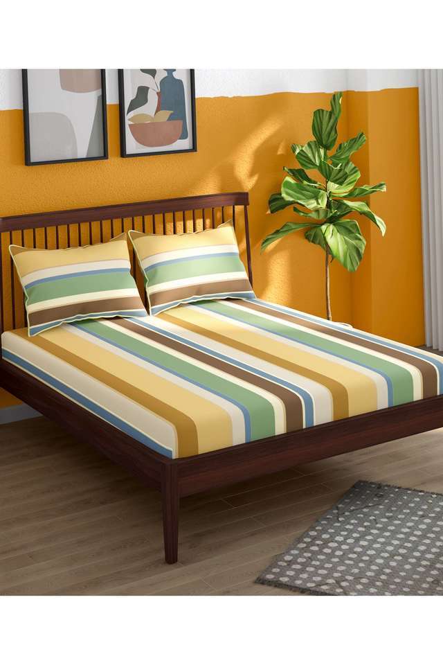 Hashtag-Cotton-1-Double-Bedsheet-With-2-Pillow-Covers