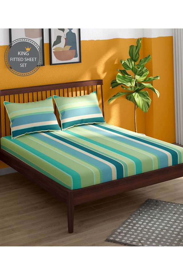 Hashtag-Cotton-1-Fitted-Sheet-with-2-Pillow-Covers