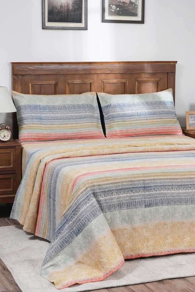 Indigenous-Artisan-Single-Bed-Sheet-with-Pillow-Case-60x88-Inch