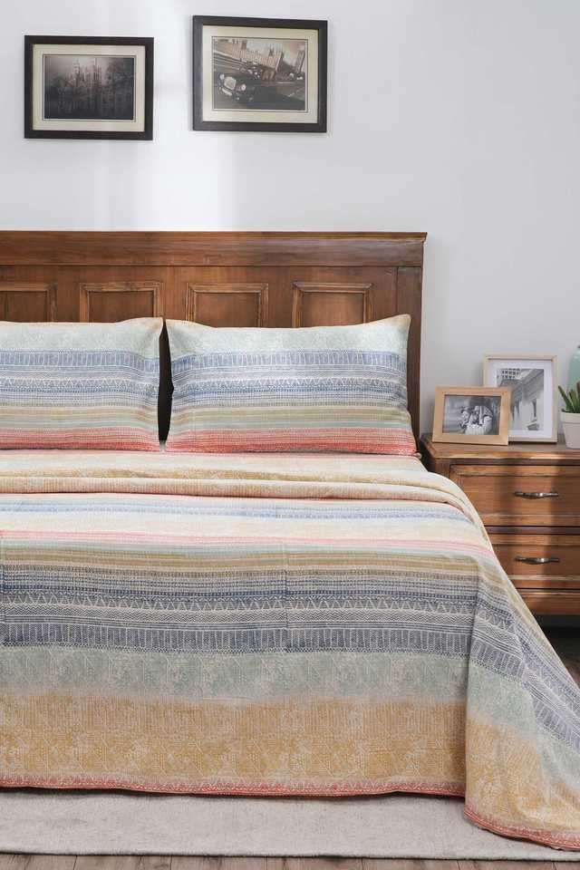 Indigenous-Artisan-Single-Bed-Sheet-with-Pillow-Case-60x88-Inch