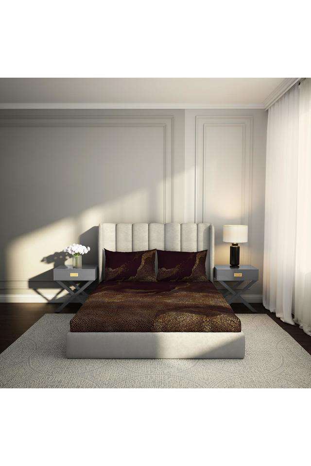 Geometric-Hygro-210-TC-Cotton-Fitted-Sheet