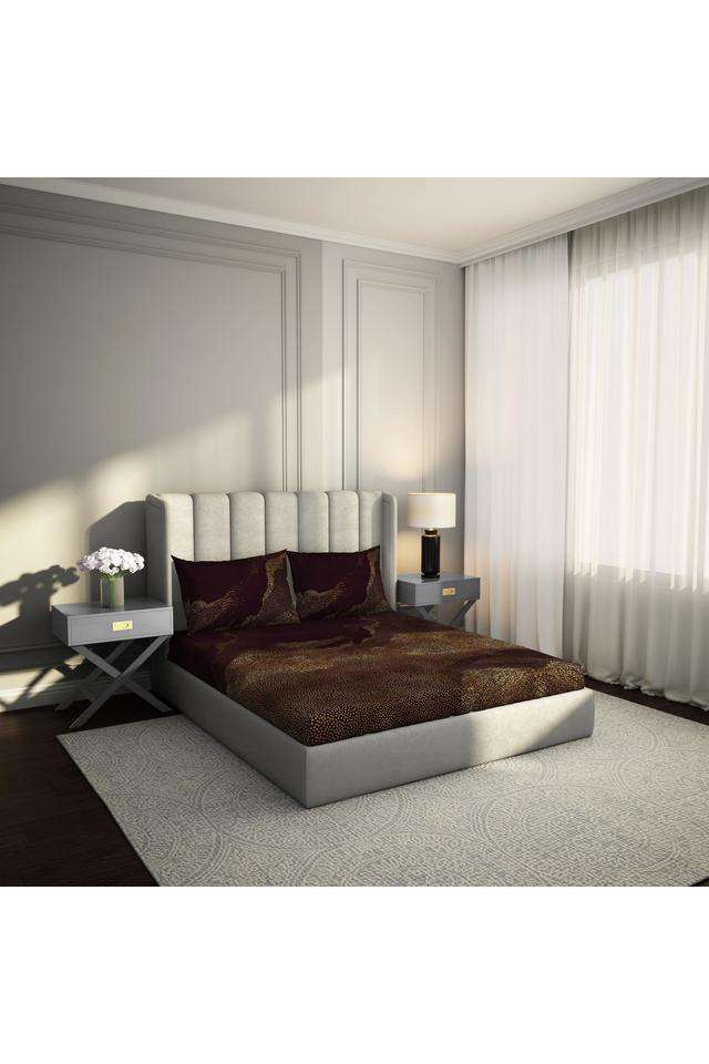 Geometric-Hygro-210-TC-Cotton-Fitted-Sheet