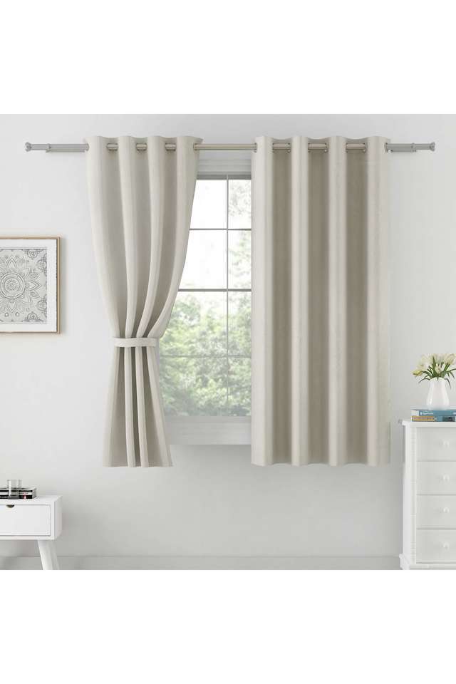 Cream-Ethnic-Motif-100--Blackout-Polyester-embossed-Jacquard-J&B-Window-Curtain