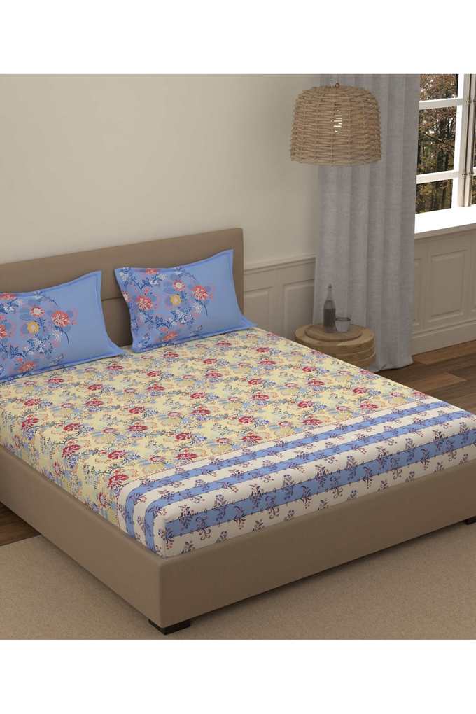 Lavender-Super-King-Size-Bedsheet