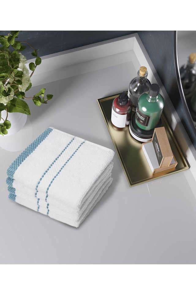 Luxuria-Aqua-Blue-Color-Face-Towel