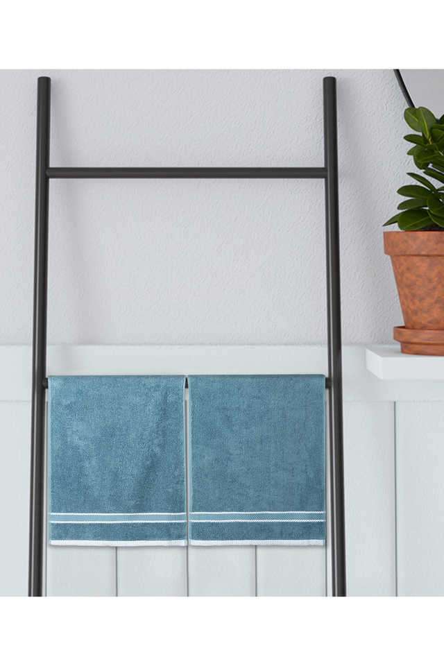 Luxuria-Aqua-Blue-Color-2-Pcs-Hand-Towel