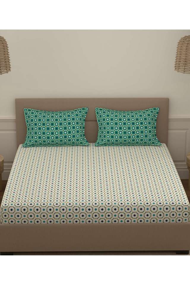 Morning-Glory-King-Size-Fitted-Sheet