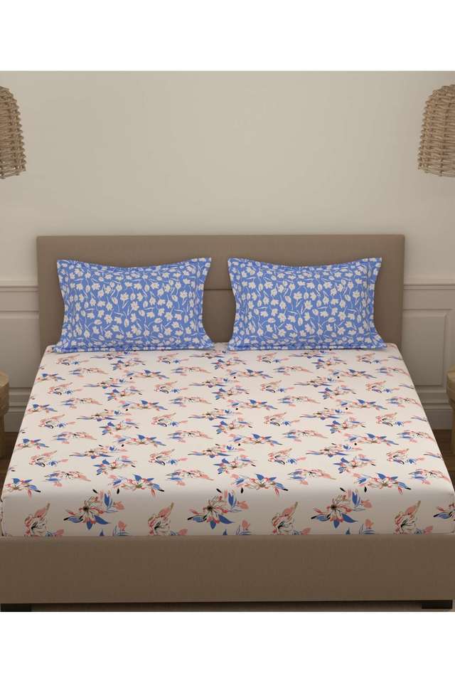 Morning-Glory-King-Size-Fitted-Sheet