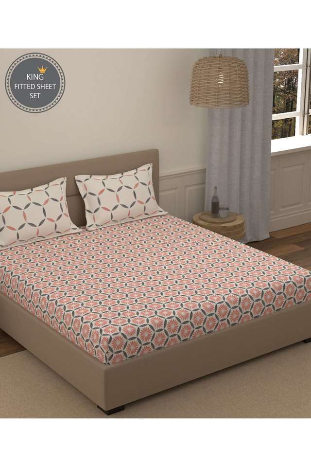 Morning-Glory-King-Size-Fitted-Sheet