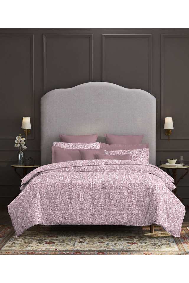 Nectarsoft-Printed-Cotton-400-TC-King-Bedsheet-with-4-Pillow-Covers