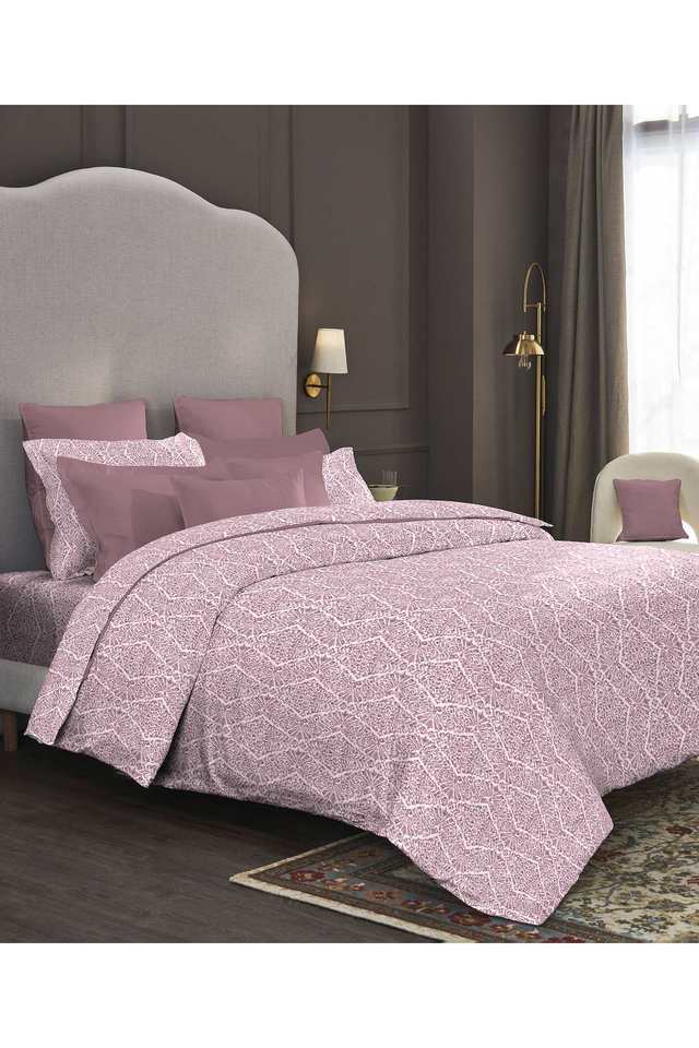 Nectarsoft-Printed-Cotton-400-TC-King-Bedsheet-with-4-Pillow-Covers