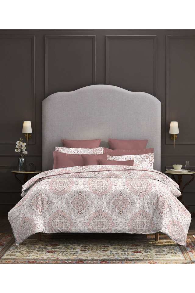 Nectarsoft-Printed-Cotton-400-TC-King-Bedsheet-with-4-Pillow-Covers