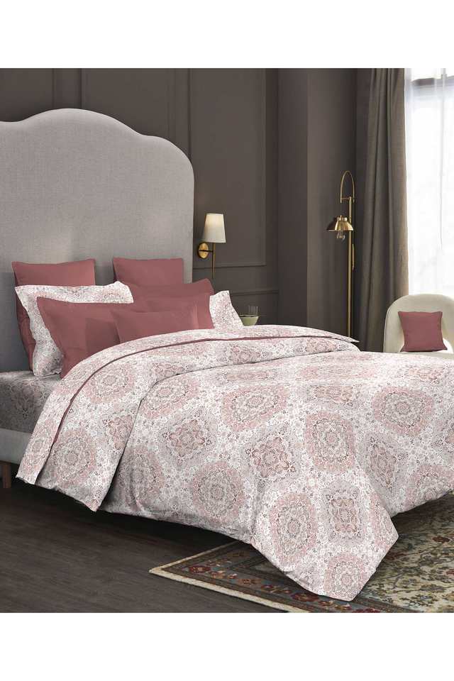 Nectarsoft-Printed-Cotton-400-TC-King-Bedsheet-with-4-Pillow-Covers