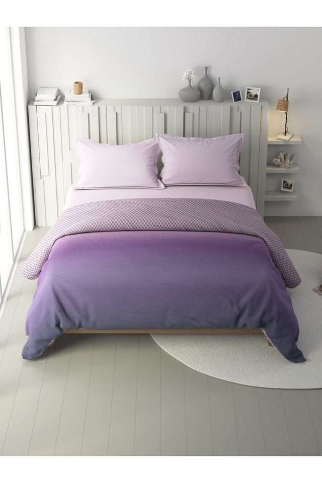 100--Premium-Cotton-Fabric-Comforter-For-All-Weather--1pc-Double-(ocean-view)-solid-lilac/multi