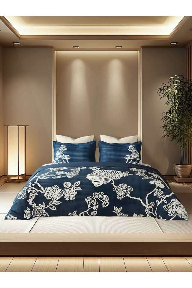 Modern-180-TC-Cotton-Double-Bedsheet-with-2-Pillow-Covers