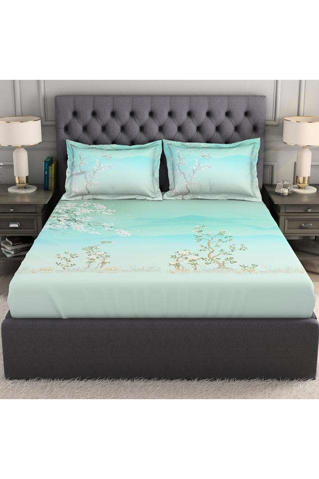Floral-Skin-Safe-180-TC-Cotton-Fitted-Sheet