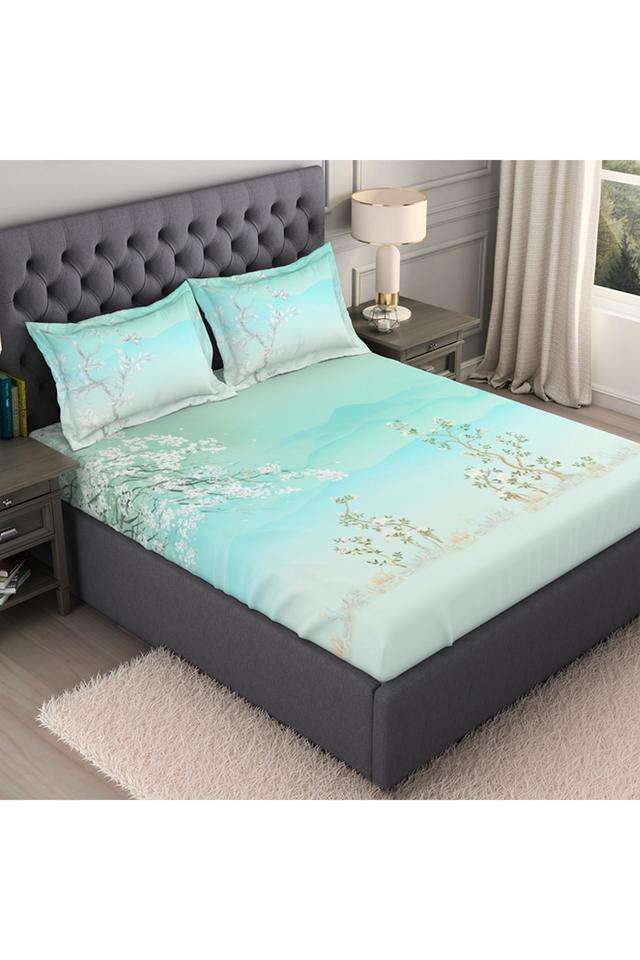 Floral-Skin-Safe-180-TC-Cotton-Fitted-Sheet