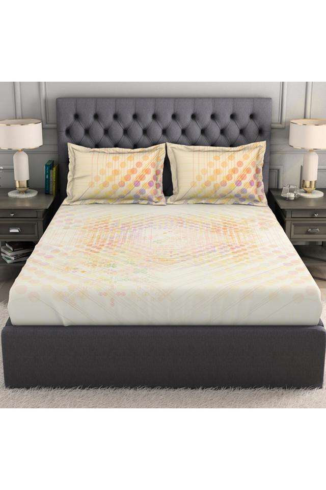 Geometric-Skin-Safe-180-TC-Cotton-Fitted-Sheet