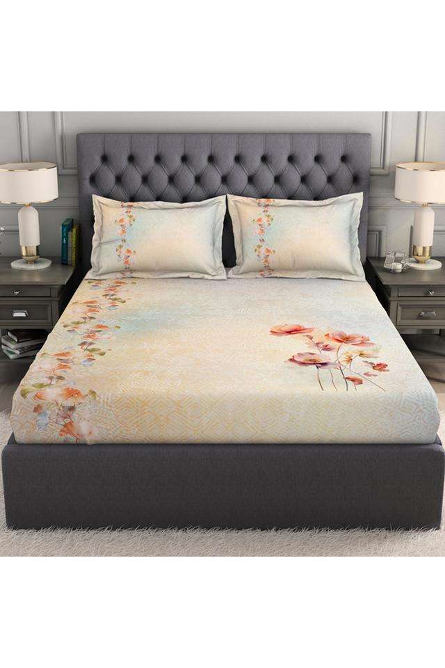 Floral-Skin-Safe-180-TC-Cotton-Fitted-Sheet