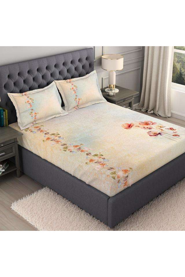 Floral-Skin-Safe-180-TC-Cotton-Fitted-Sheet