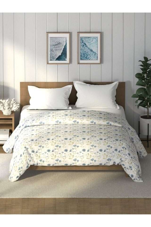 Super-Soft-100--Cotton-Fabric-Comforter-For-All-Weather--1Pc-Double-Size-(Raymarine)-Floral-Vesselgrey