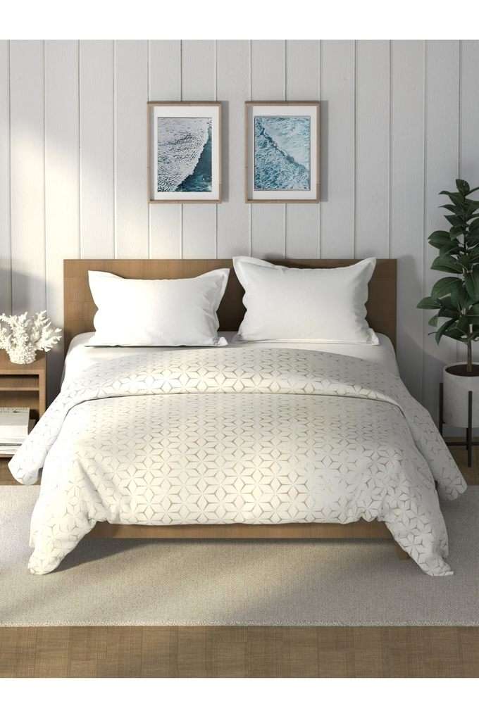 Super-Soft-100--Cotton-Fabric-Comforter-For-All-Weather--1Pc-Double-Size-(Raymarine)-Geometric-Naturalbeige