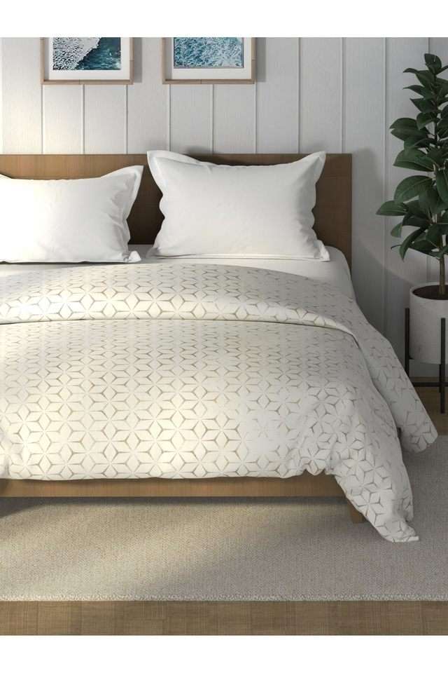 Super-Soft-100--Cotton-Fabric-Comforter-For-All-Weather--1Pc-Double-Size-(Raymarine)-Geometric-Naturalbeige