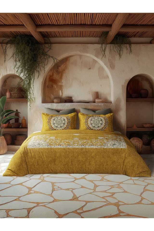 Traditional-Micro-Fiber-144-TC-Poly-Cotton-Bed-In-A-Bag