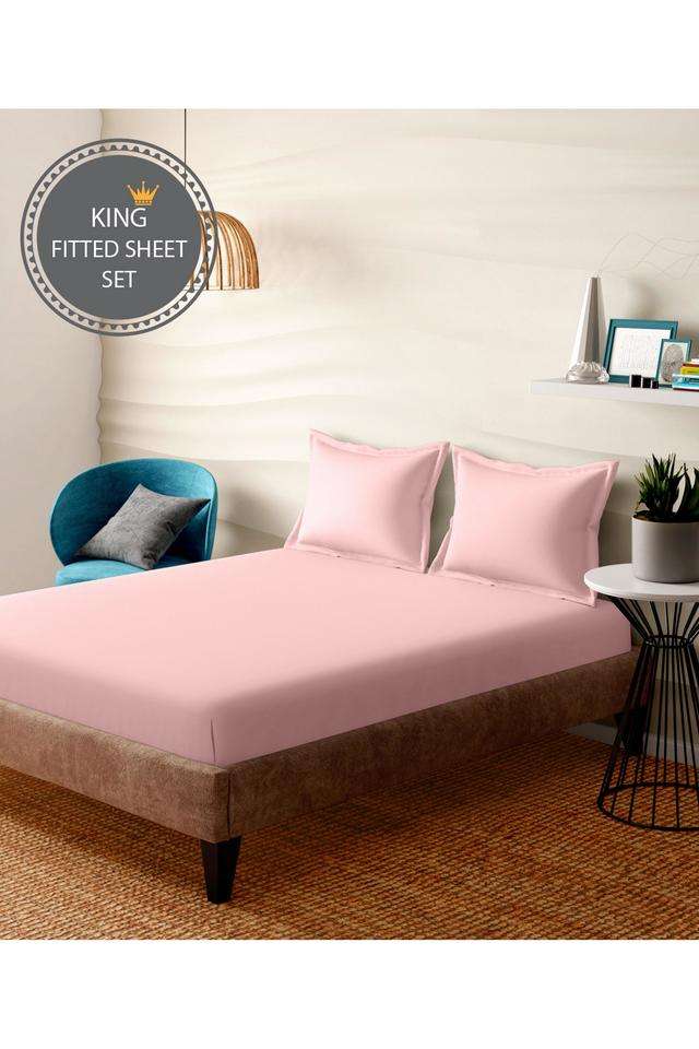 Shades-Cotton-Printed-Fitted-Sheet-with-2-Pillow-Covers