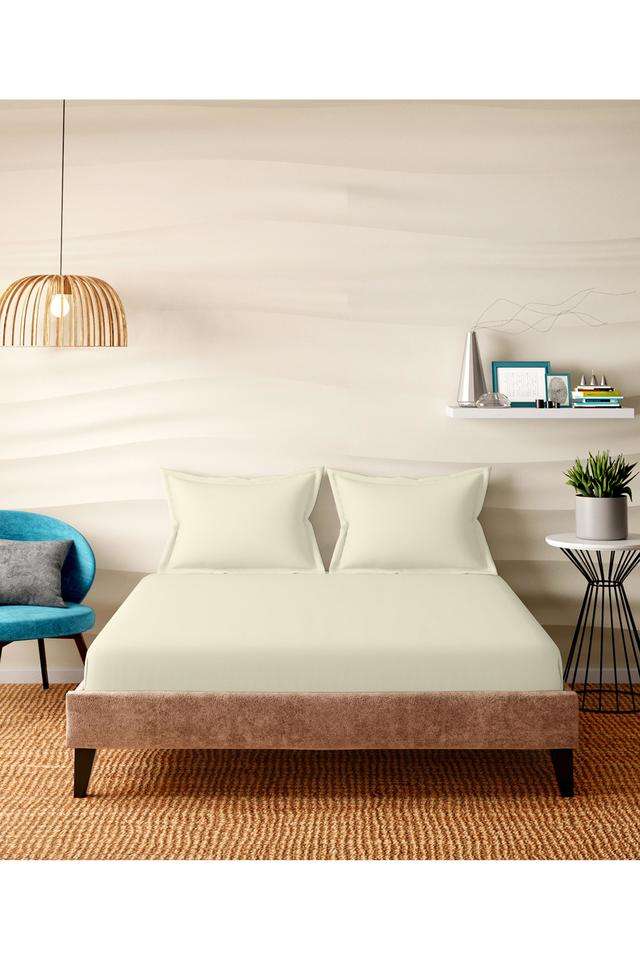 Shades-Cotton-Printed-Fitted-Sheet-with-2-Pillow-Covers