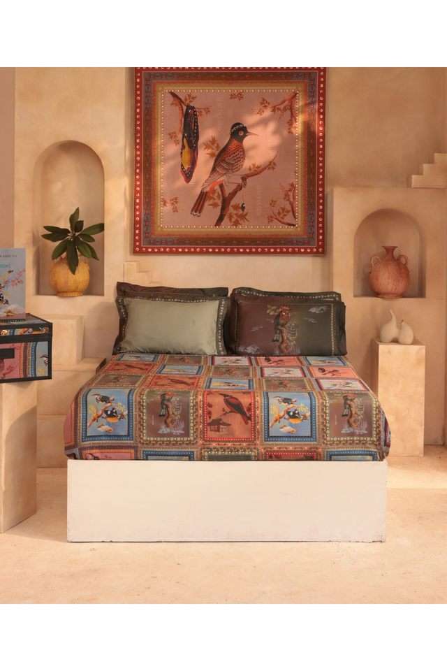 Shivan-and-Naresh-Printed-400-TC-Cotton-Double-Bedsheet-&-4-Pillow-Covers