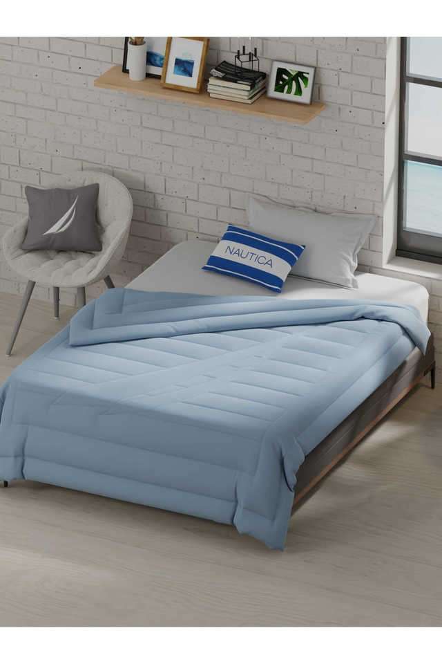 Ultra-Soft-Luxurious-Comforter-For-All-Weather--1Pc-Single-Size-Signature-Solid-Jeanblue