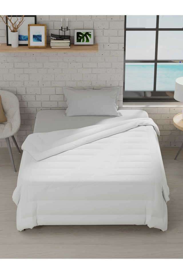 Ultra-Soft-Luxurious-Comforter-For-All-Weather--1Pc-Single-Size-Signature-Solid-White