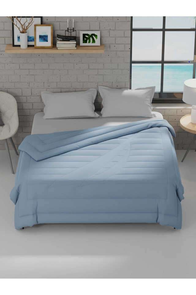 Ultra-Soft-Luxurious-Comforter-For-All-Weather--1Pc-Double-Size-Signature-Solid-Jeanblue