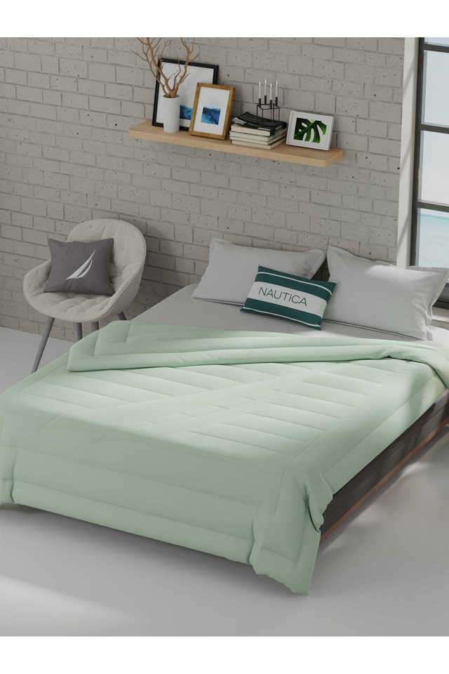 Ultra-Soft-Luxurious-Comforter-For-All-Weather--1Pc-Double-Size-Signature-Solid-Olive