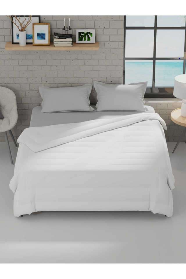 Ultra-Soft-Luxurious-Comforter-For-All-Weather--1Pc-Double-Size-Signature-Solid-White