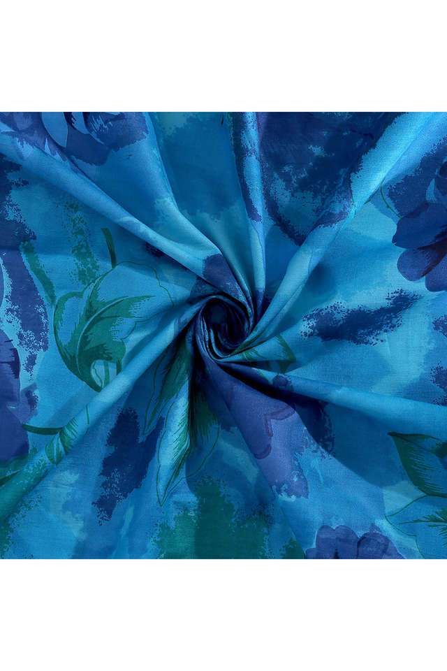 Blue-&-Navy-Blue-Floral-200TC-Pure-Cotton-Premium-Shades-of-Paradise-Diwan-Set