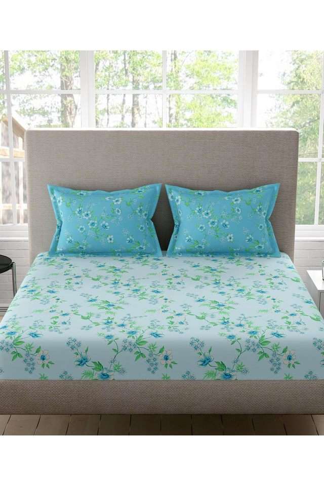 Sparkle-Cotton-Printed-Double-Double-Bedsheet-With-2-Pillow-Covers