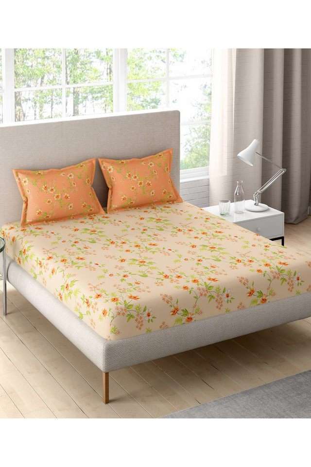 Sparkle-Cotton-Printed-Double-Double-Bedsheet-With-2-Pillow-Covers