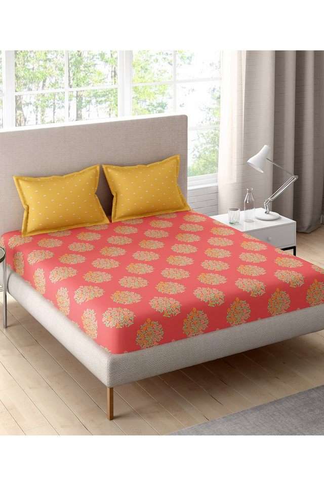 Sparkle-Cotton-Printed-Double-Double-Bedsheet-With-2-Pillow-Covers